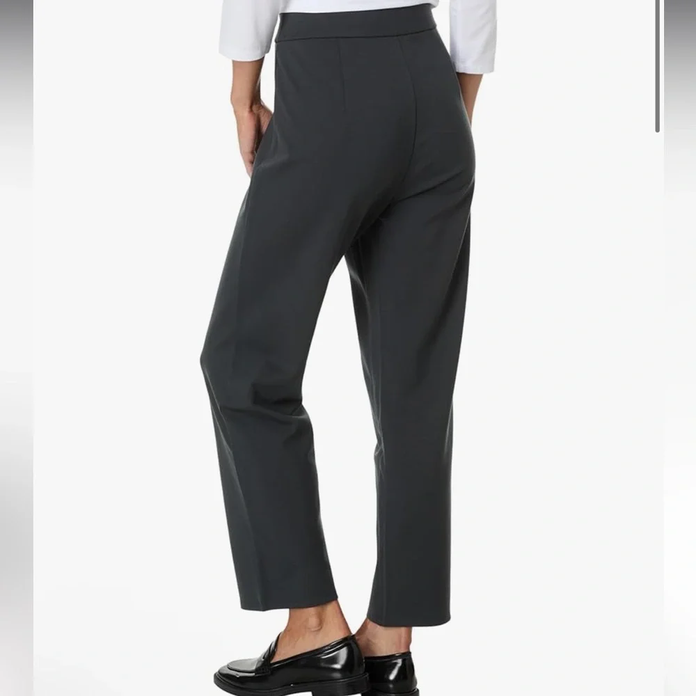 Eileen Fisher Black Straight Leg Pants - Picture 2 of 8